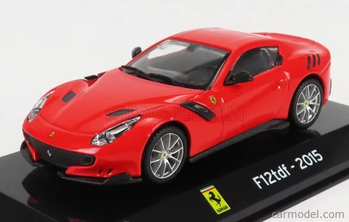 FERRARI  F-12 TDF 2015 - CON VETRINA - WITH SHOWCASE  RED