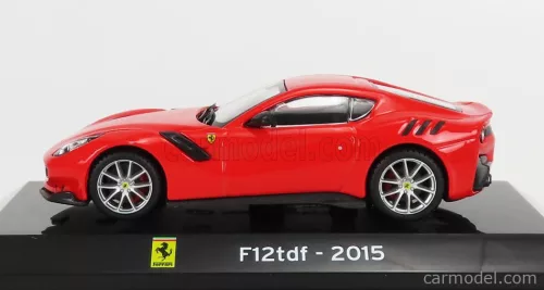 FERRARI  F-12 TDF 2015 - CON VETRINA - WITH SHOWCASE  RED