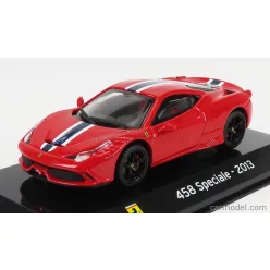   FERRARI  458 SPECIALE 2013 - CON VETRINA - WITH SHOWCASE  RED