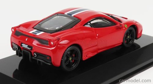 FERRARI  458 SPECIALE 2013 - CON VETRINA - WITH SHOWCASE  RED