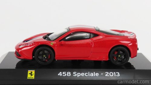 FERRARI  458 SPECIALE 2013 - CON VETRINA - WITH SHOWCASE  RED