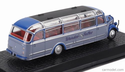 BORGWARD  BO 4000 AUTOBUS WANDER FALKE 1952 - DAMAGE DISPLAY BOX  2 TONE BLUE
