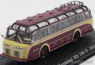 HENSCHEL  HS100N AUTOBUS 1953 - DAMAGE DISPLAY BOX  BORDEAUX CREAM