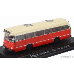   MAGIRUS  DEUTZ SATURN II AUTOBUS 1957 - DAMAGE DISPLAY BOX  RED CREAM