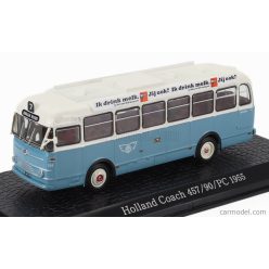   HOLLAND  COACH 457/90/PC AUTOBUS 1955 - DAMAGE DISPLAY BOX  LIGHT BLUE WHITE