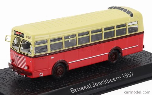 BROSSEL  JONCKHEERE AUTOBUS 1957 - DAMAGE DISPLAY BOX  ORANGE CREAM