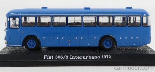 FIAT  306/3 AUTOBUS INTERURBANO 1972 - DAMAGE DISPLAY BOX  BLUE LIGHT BLUE
