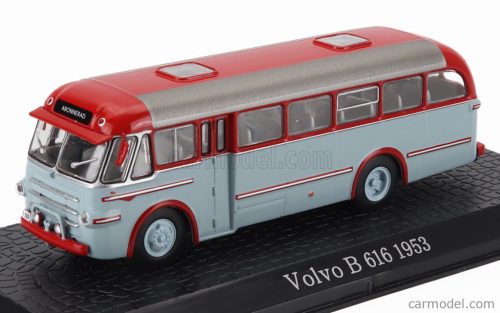 VOLVO  B616 AUTOBUS 1953 - DAMAGE DISPLAY BOX  RED LIGHT BLUE