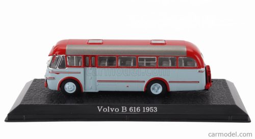 VOLVO  B616 AUTOBUS 1953 - DAMAGE DISPLAY BOX  RED LIGHT BLUE