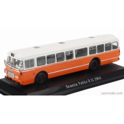   SCANIA  VABIS D11 AUTOBUS 1969 - DAMAGE DISPLAY BOX  ORANGE WHITE