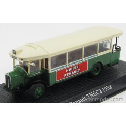   RENAULT  TN6C2 AUTOBUS PTE DES LILAS 1932 - DAMAGE DISPLAY BOX  GREEN WHITE