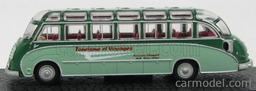 SETRA  KASSBOHRER S8 AUTOBUS TOURISME ET VOYAGES 1951 - DAMAGE DISPLAY BOX  2 TONE GREEN