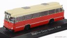 MAGIRUS  DEUTZ SATURN II AUTOBUS 1957 - DAMAGE DISPLAY BOX  RED CREAM