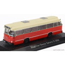   MAGIRUS  DEUTZ SATURN II AUTOBUS 1957 - DAMAGE DISPLAY BOX  RED CREAM