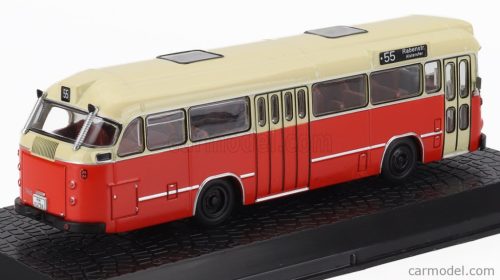 MAGIRUS  DEUTZ SATURN II AUTOBUS 1957 - DAMAGE DISPLAY BOX  RED CREAM