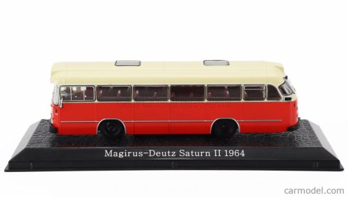 MAGIRUS  DEUTZ SATURN II AUTOBUS 1957 - DAMAGE DISPLAY BOX  RED CREAM