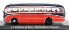 LEYLAND  TIGER CUB AUTOBUS BURLINGHAM SEAGULL COACH JT WHITTLE & SON 1951  RED BLACK