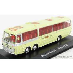   BEDFORD  VAL PLAXTON AUTOBUS 3-ASSI PANORAMA COACH WALLACE ARNOLD 1967  CREAM
