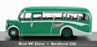 BEDFORD  OB AUTOBUS DUPLE VISTA COACH RON W.DEW 1947  GREEN SILVER