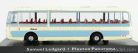 LEYLAND  LEOPARD AUTOBUS PLAXTON PANORAMA COACH SAMUEL LEDGARD 1965  LIGHT BLUE CREAM
