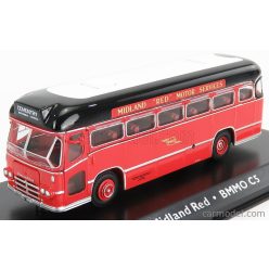   MIDLAND  BMMO CM5T AUTOBUS MOTORWAY COACH MIDLAND RED 1960  RED BLACK WHITE