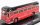 MIDLAND  BMMO CM5T AUTOBUS MOTORWAY COACH MIDLAND RED 1960  RED BLACK WHITE