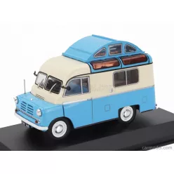   BEDFORD  CA CALTHORPE CAMPER 1957 - BLISTER BOX  LIGHT BLUE CREAM