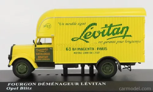 OPEL  BLITZ TRUCK FOURGON DEMENAGEUR LEVITAN 1952  YELLOW