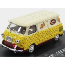 FIAT  600 FURGONE VAN TRE ROSSI 1957  IVORY CREAM BROWN