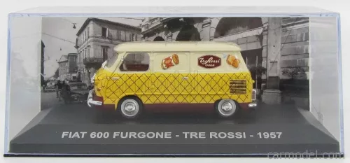 FIAT  600 FURGONE VAN TRE ROSSI 1957  IVORY CREAM BROWN