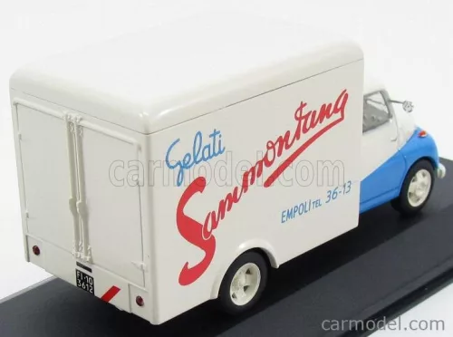 FIAT  615 VAN FRIGO SAMMONTANA 1957  VERY LIGHT YELLOW BLUE