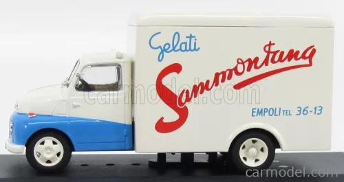 FIAT  615 VAN FRIGO SAMMONTANA 1957  VERY LIGHT YELLOW BLUE