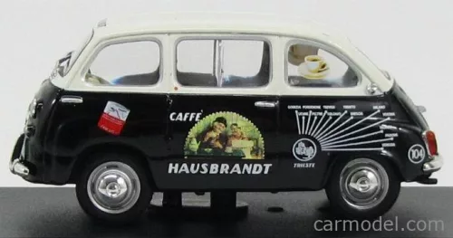 FIAT  600 MULTIPLA HAUSBRANDT CAFFE' 1956  BLACK WHITE