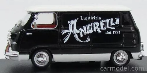 FIAT  600 FURGONE VAN 1958 - LIQUIRIZIA AMARELLI  BLACK WHITE