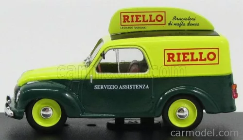 FIAT  500C FURGONCINO VAN RIELLO 1959  GREEN YELLOW