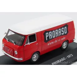 FIAT  238 VAN 1973 - PRORASO AIUTA CHI SI RADE  RED WHITE