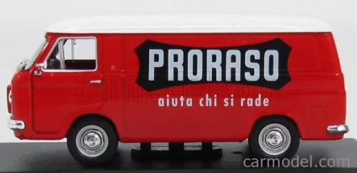 FIAT  238 VAN 1973 - PRORASO AIUTA CHI SI RADE  RED WHITE