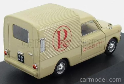 AUTOBIANCHI  BIANCHINA FURGONCINO VAN 1968 - CARTIERE PAOLO PIGNA  CREAM