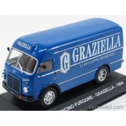  OM FIAT  LEONCINO TRUCK FURGONE VAN 1964 - GRAZIELLA LA BICICLETTA PIEGHEVOLE  BLUE