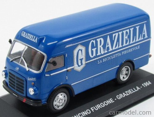 OM FIAT  LEONCINO TRUCK FURGONE VAN 1964 - GRAZIELLA LA BICICLETTA PIEGHEVOLE  BLUE