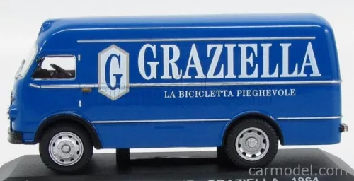 OM FIAT  LEONCINO TRUCK FURGONE VAN 1964 - GRAZIELLA LA BICICLETTA PIEGHEVOLE  BLUE