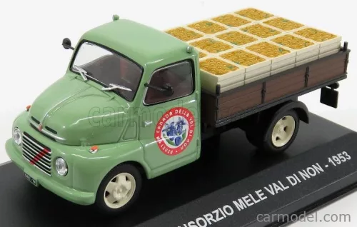 FIAT  615N TRUCK CONSORZIO MELE VAL DI NON 1953  GREEN BROWN