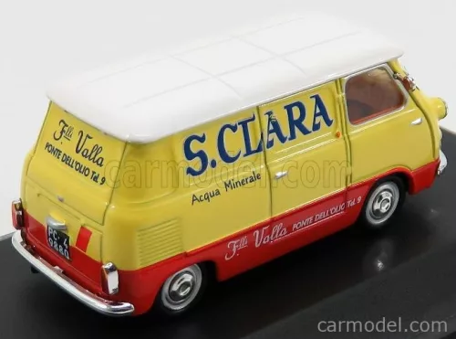 FIAT  600 FURGONE VAN SANTA CLARA 1962  YELLOW RED WHITE