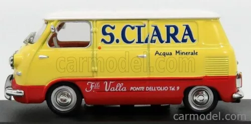 FIAT  600 FURGONE VAN SANTA CLARA 1962  YELLOW RED WHITE