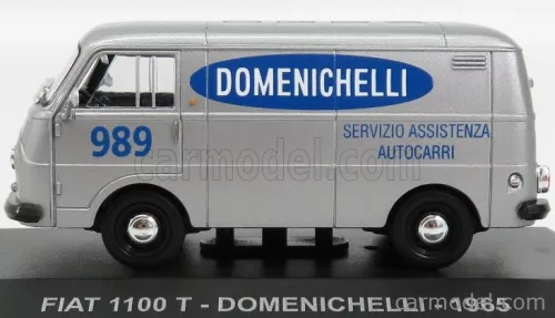 FIAT  1100T VAN SERVIZIO ASSISTENZA AUTOCARRI DOMENICHELLI 1965  SILVER