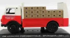 OM FIAT  LEONCINO TRUCK PORTABOTTIGLIE SPUMADOR 1957 - TRANSPORT BOTTLE  RED WHITE