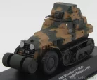 AMC  SCHNEIDER TANK P16 (M29) 1ere' METTET BELGIUM 1940 - DAMAGE DISPLAY BOX  MILITARY CAMOUFLAGE