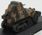 AMC  SCHNEIDER TANK P16 (M29) 1ere' METTET BELGIUM 1940 - DAMAGE DISPLAY BOX  MILITARY CAMOUFLAGE