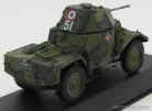 PANHARD  AMD 35 178 TANK 6eme' CUIRASSIERS 1ere' DLM NETHERLANDS 1940 - DAMAGE DISPLAY BOX  MILITARY GREEN