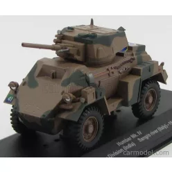   HUMBER  TANK MK.IV 8th INFANTRY DIVISION INDIA SANGRO RIVER ITALY 1943 - DAMAGE DISPLAY BOX  MILITARY CAMOUFLAGE